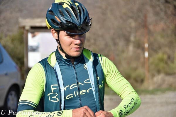 Mladý, nádejný slovenský cyklista Tomáš Sivok.