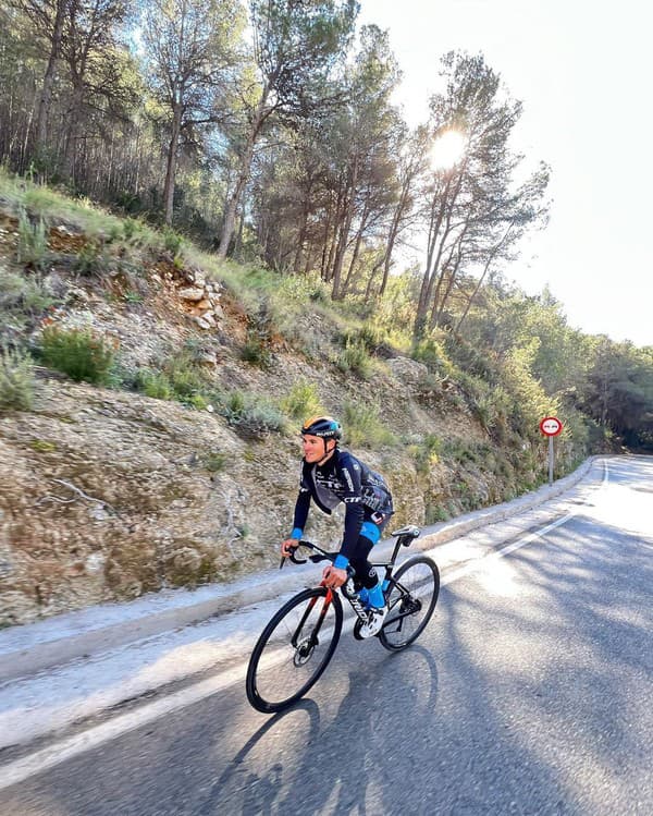 Mladý, nádejný slovenský cyklista Tomáš Sivok.