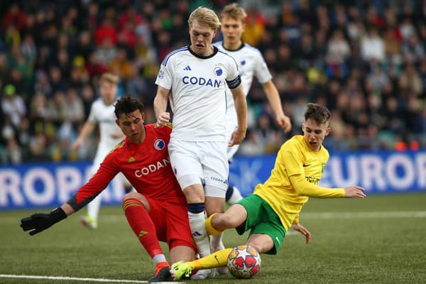 Futbalisti MŠK Žilina do 19 rokov v zápase osemfinále mládežníckej Ligy majstrov proti FC Kodaň.