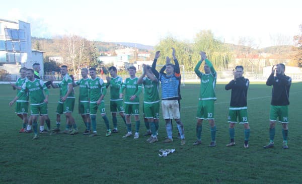 Futbalisti ŠK Odeva Lipany. 