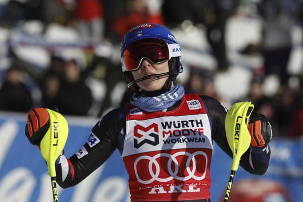 Americká lyžiarka Mikaela Shiffrinová.