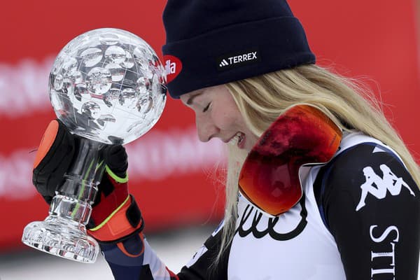 Americká lyžiarka Mikaela Shiffrinová.