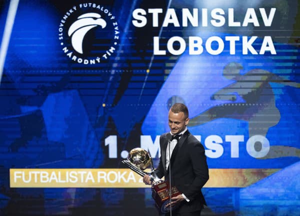 Na snímke stredopoliar SSC Neapol Stanislav Lobotka, ktorý sa stal po prvý raz najlepším  futbalistom Slovenska za rok 2023 v tradičnej ankete Slovenského futbalového zväzu (SFZ).