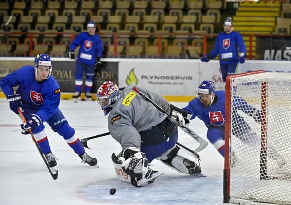 Štart kempu slovenskej hokejovej reprezentácie v príprave na MS 2024 v Humennom.