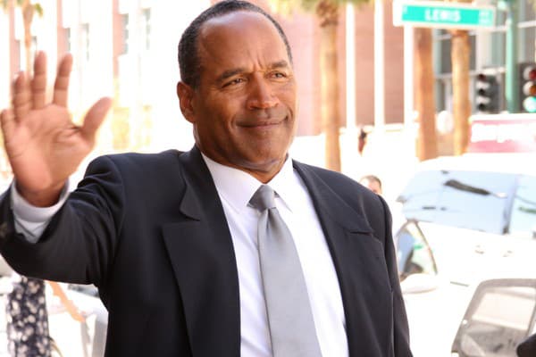 Legenda amerického futbalu O.J. Simpson.