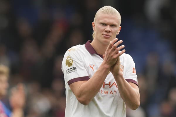 Nórsky útočník Erling Haaland žiari v drese Manchester City.