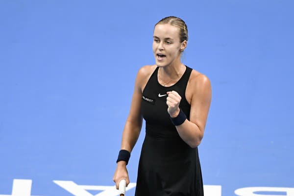 Slovenská tenisová jednotka Anna Karolína Schmiedlová.