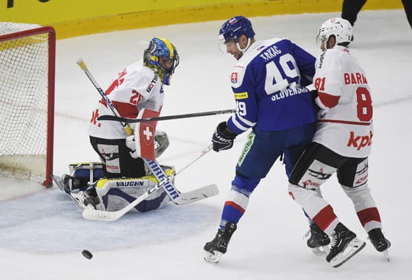 Slovenskí hokejoví reprezentanti uspeli aj v druhom prípravnom zápase proti Švajčiarsku.