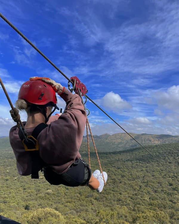 Nechýbala ani jazda na zipline.