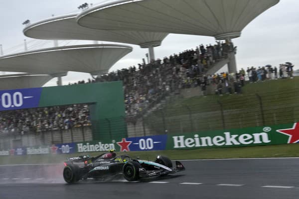 Britský pilot F1 Lewis Hamilton.