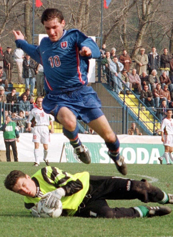 Peter Babnič v reprezentačnom drese. 