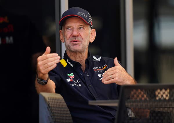 Slávny konštruktér Adrian Newey.