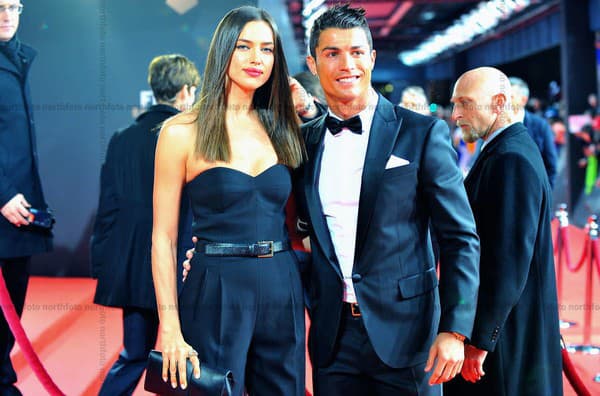 Cristiano Ronaldo a Irina Shayk. 