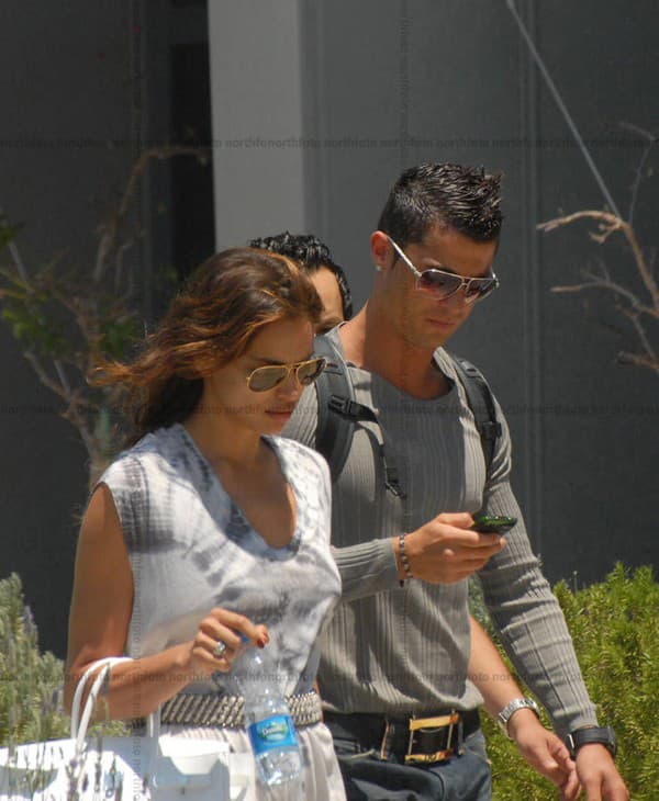 Cristiano Ronaldo a Irina Shayk. 