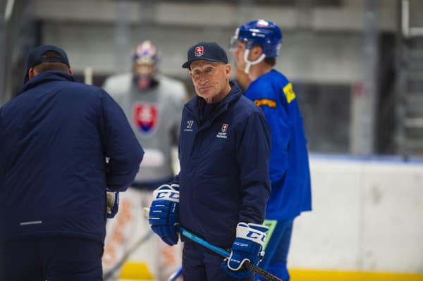 Tréner slovenskej hokejovej reprezentácie Craig Ramsay.