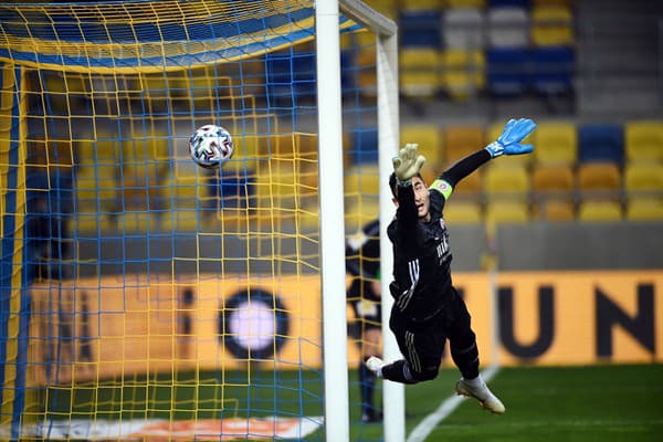 Slovenský futbalový brankár Dominik Greif.