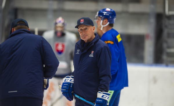 Tréner slovenskej hokejovej reprezentácie Craig Ramsay.