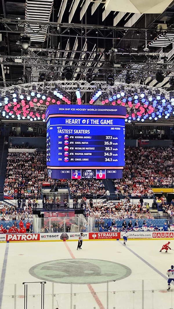 Najrýchlejší korčuliari v zápase Slovensko - Poľsko na MS 2024