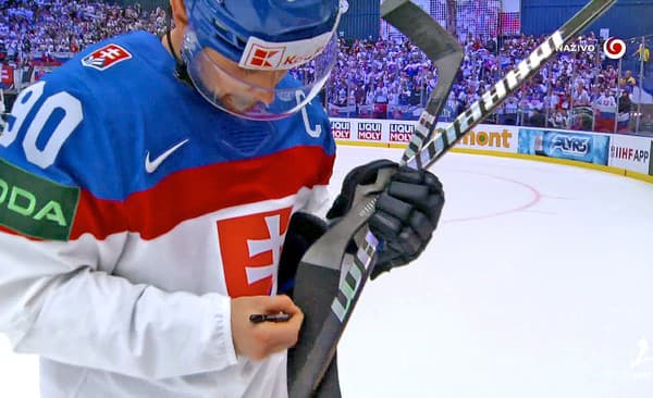 Tatar ... hneď po zápase podpísal hokejku, hodil ju do hľadiska a dostal ako odmenu čokoládu.