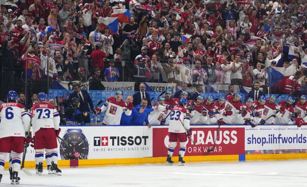 Českí hokejisti porazili Britov výsledkom 4:1.