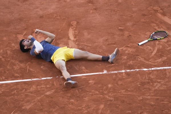 Španiel Carlos Alcaraz po triumfe na Roland Garros.