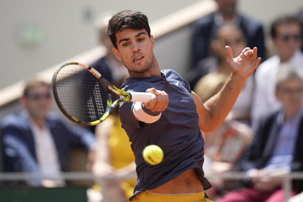 Carlos Alcaraz vo finále Roland Garros