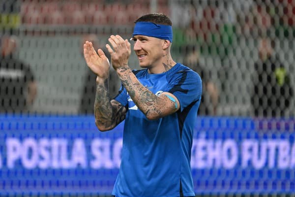 Na snímke hráč Slovenska Juraj Kucka po skončení prípravného zápasu medzi Slovenskom a Walesom.