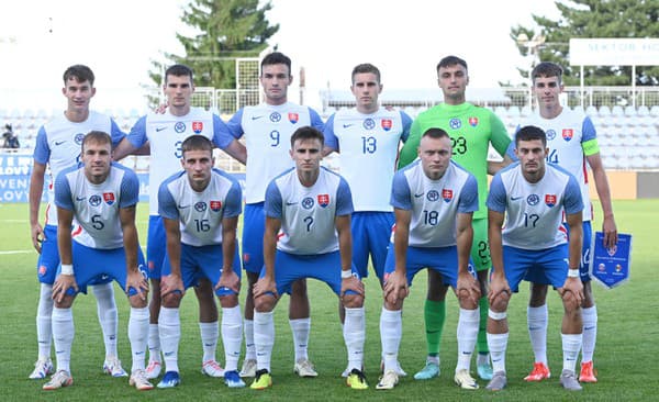 Základná jedenástka Slovenska pred prípravným zápasom Slovensko 21 - Moldavsko 21.