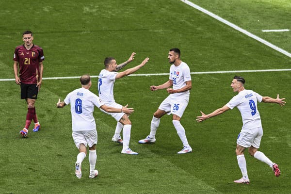 Slovenský futbalista Ivan Schranz rozhodol o triumfe nad Belgickom.