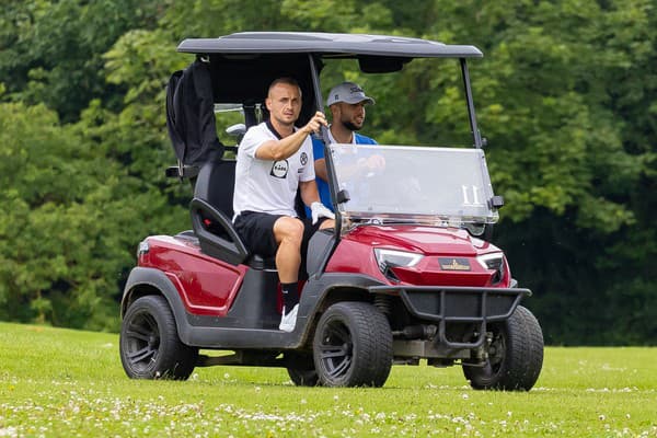 Opory slovenskej reprezentácie sa boli vyvetrať na golfovom ihrisku.