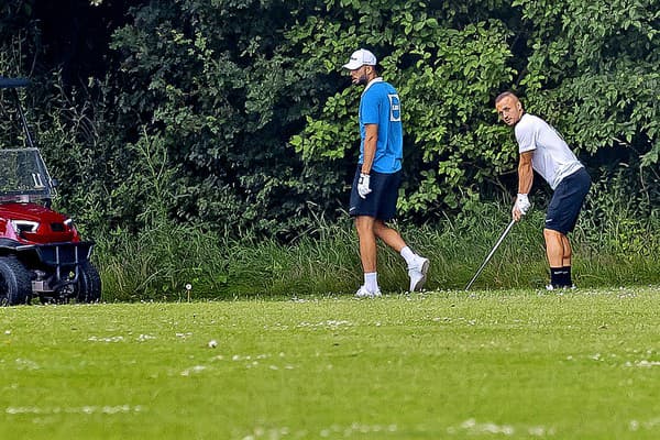 Opory slovenskej reprezentácie sa boli vyvetrať na golfovom ihrisku.