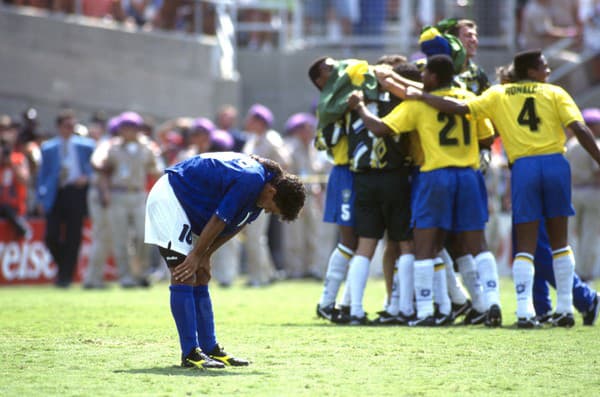 Roberto Baggio je smutný protagonista finále majstrovstiev sveta v roku 1994.