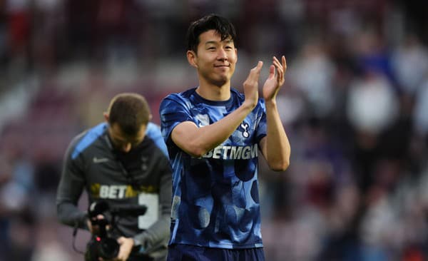 Hviezdny kórejský futbalista Heung-Min Son.