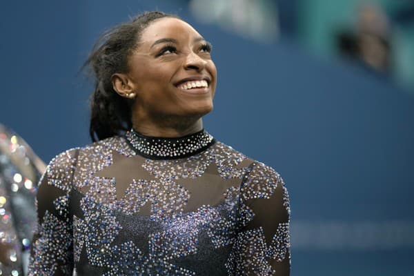 Americká gymnastka Simone Bilesová.