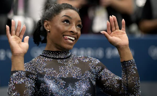 Americká gymnastka Simone Bilesová.