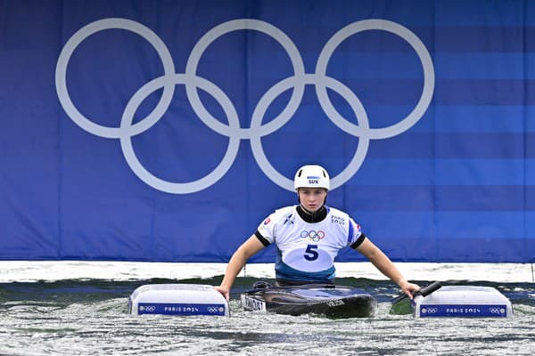 Zuzana Paňková počas semifinále C1 na OH v Paríži.