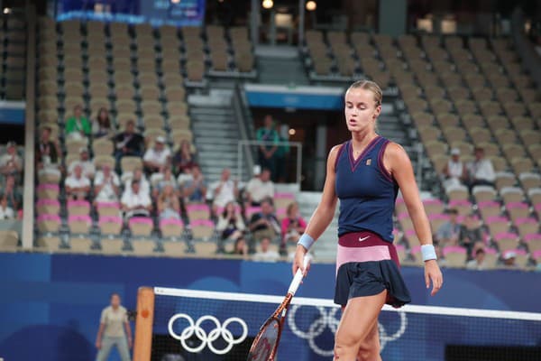 Anna Karolína Schmiedlová v semifinále olympijských hier.