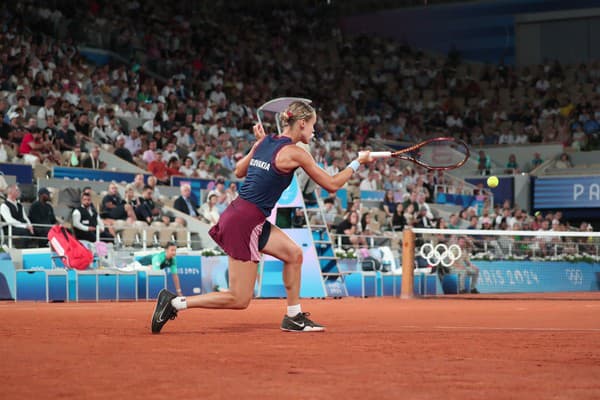 Anna Karolína Schmiedlová v semifinále olympijských hier.