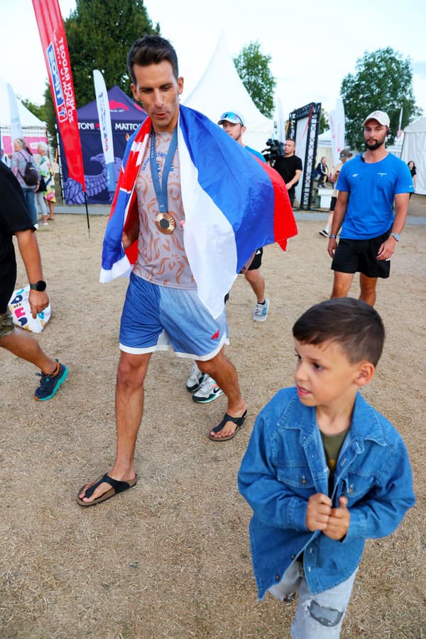 Matej Beňuš si na LOH v Paríži vybojoval bronzovú medailu.