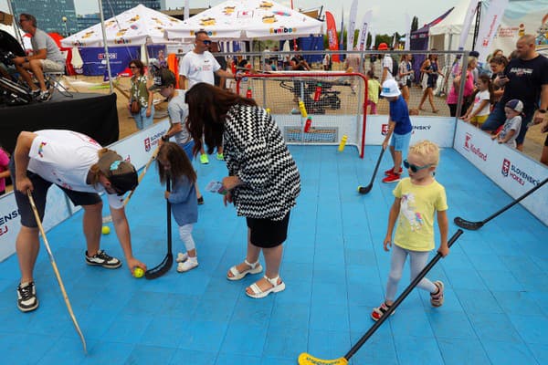 Olympijský festival na bratislavskej Kuchajde je plný športu a zábavy.