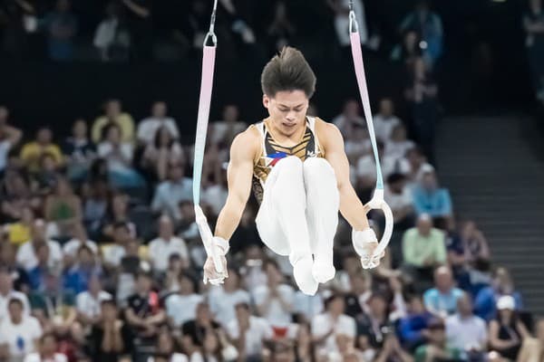 Filipínsky gymnasta Carlos Edriel Yulo.