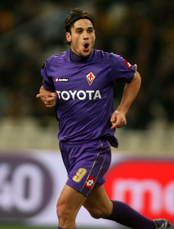 Pablo Daniel Osvaldo v drese ACF Fiorentina. 