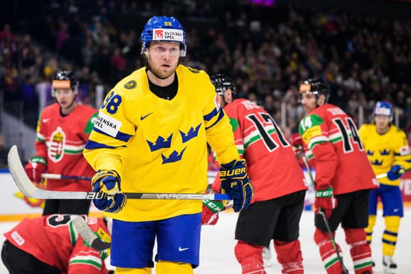 Švédsky hokejový útočník Alexander Nylander.