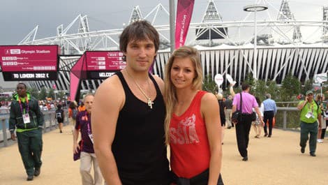 Maria Kirilenko a Alexander Ovečkin.