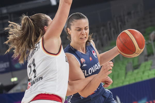 Slovenská basketbalistka Barbora Wrzesiński.