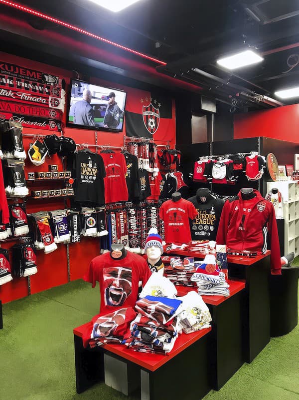 Fanshop Spartaka Trnava.  