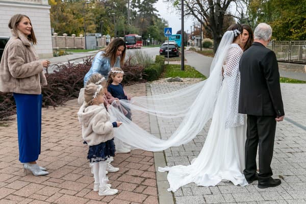 Danka Barteková ohúrila krásnymi svadobnými šatami.