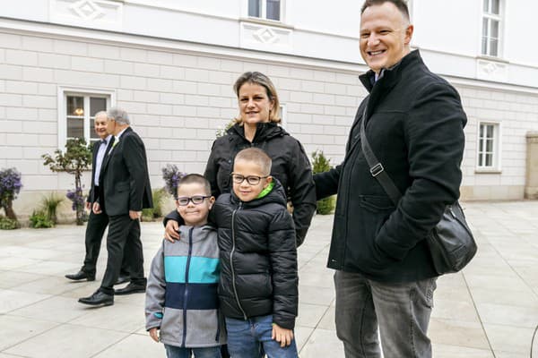 Strelkyňa Zuzana Rehák-Štefečeková s rodinou sa teší na vianočné sviatky.