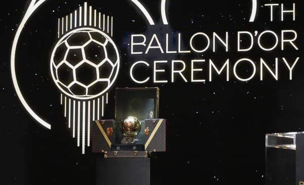 Snímka z 68. slávnostného odovzdávania cien Ballon d'Or (Zlatá lopta).