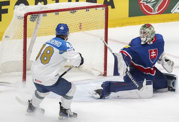 Slovenský hokejový brankár Samuel Hlavaj.